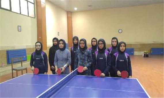 مسابقات تنيس روي ميز دختران استان يزد برگزار شد