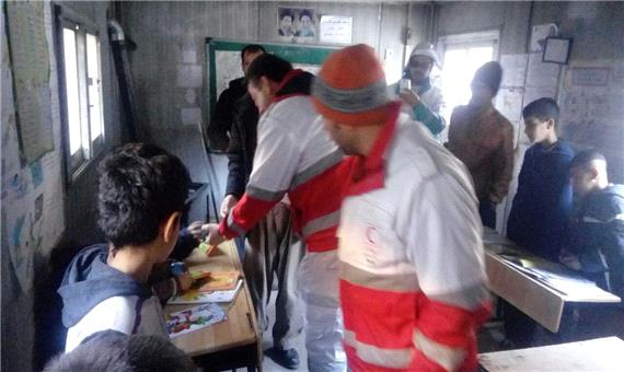اعزام تیم بهداشت و درمان هلال احمر استان یزد به مناطق زلزله زده کرمانشاه