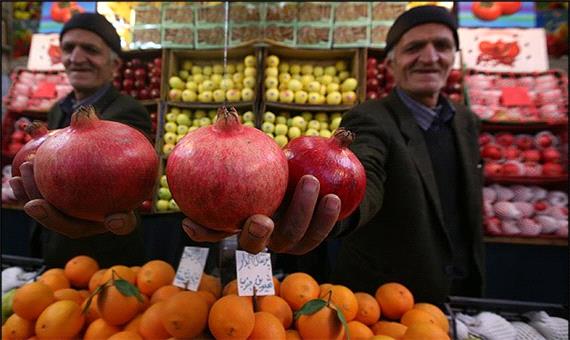 افزایش قیمت انار و هندوانه شب یلدا در یزد