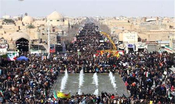 راهپیمایی 22 بهمن در 85 نقطه استان یزد برگزار می شود