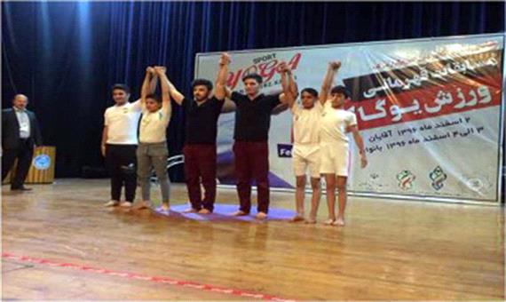 درخشش ورزشکاران یزدی در مسابقات یوگا قهرمانی کشور