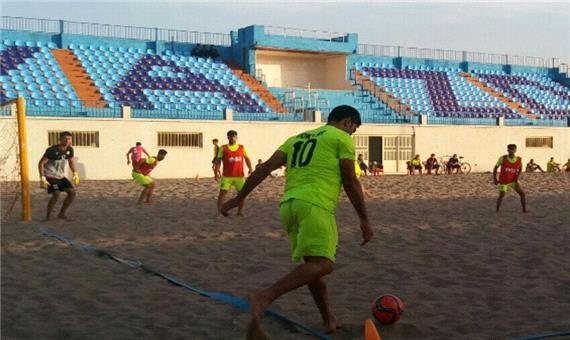 تمرین نماینده ایران در مسابقات فوتبال ساحلی جهان در یزد آغاز شد