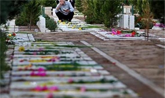 320 گلزار شهدای یزد گلباران و عطر افشانی شد