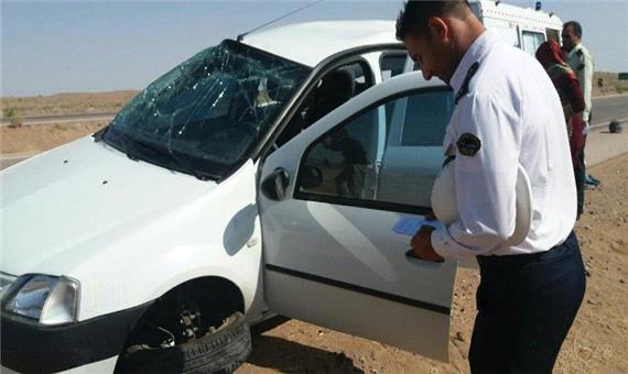 واژگونی خودرو در جاده یزد - شیراز یک کشته بر جا گذاشت