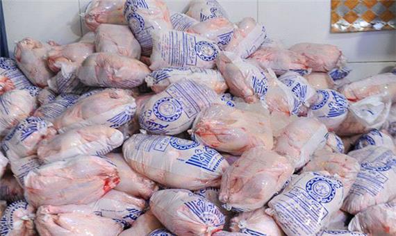 14 تن  مرغ منجمد طرح تنظیم بازار در مهریز توزیع شد