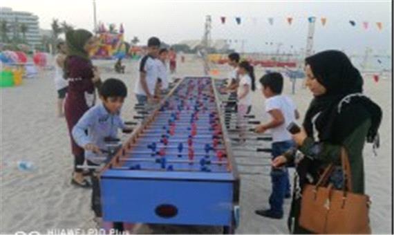 جشنواره بازی های ساحلی فرصتی برای تفریحات شاد خانوادگی در سواحل زیبای کیش