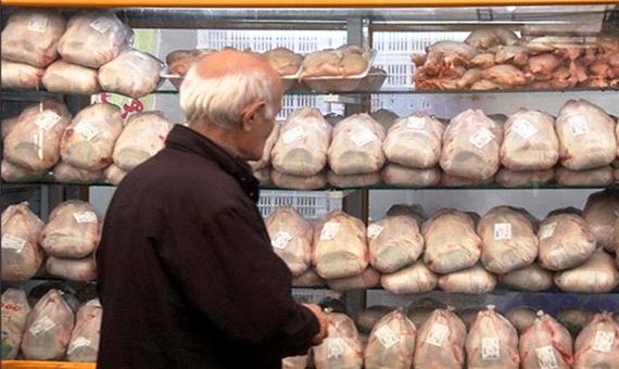 توزیع 14 تن مرغ منجمد طرح تنظیم بازار در مهریز