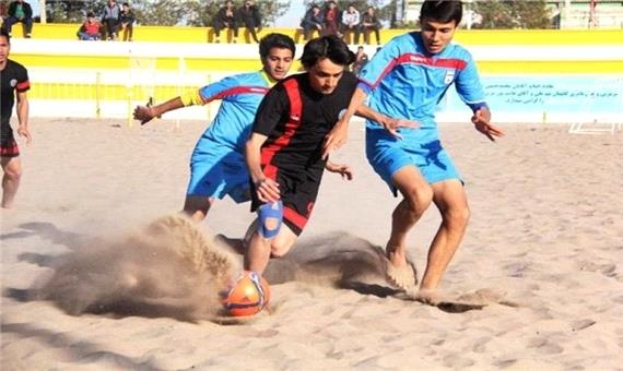 مسابقات فوتبال ساحلی لیگ امید کشور در اردکان برگزار می شود