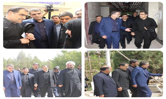 ‍ وزیر بهداشت از طرح‎های در حال ساخت بیمارستان مهریز بازدید کرد