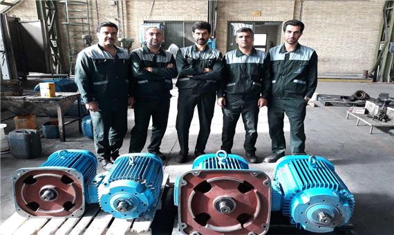 تعمیر و اصلاح موتورهای روتور مخروطی در شرکت فولاد آلیاژی ایران(یزد)