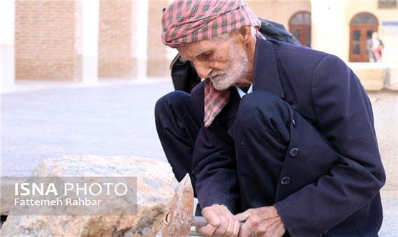 خاطرات سنگ‌تراش 90 ساله‌ی مسجد جامع یزد