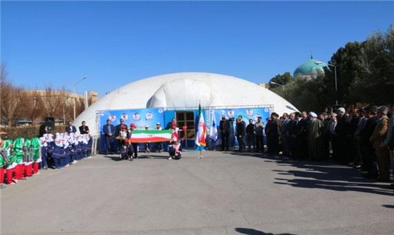 نمایشگاه دستاوردهای هسته ای در دانشگاه آزاد یزد آغاز به کار کرد