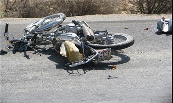 واژگونی موتورسیکلت با پنج مصدوم